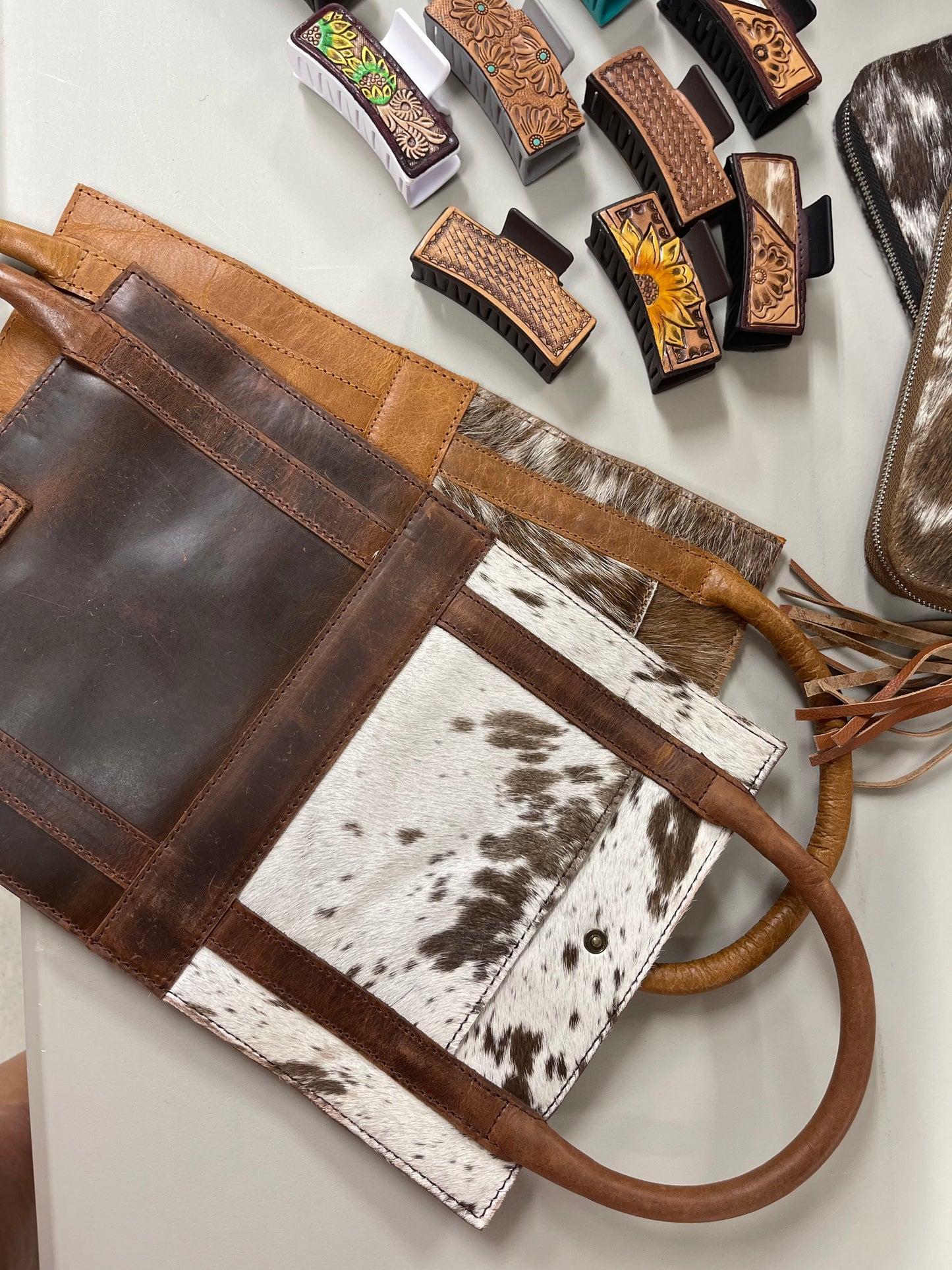 Cowhide Bible Case