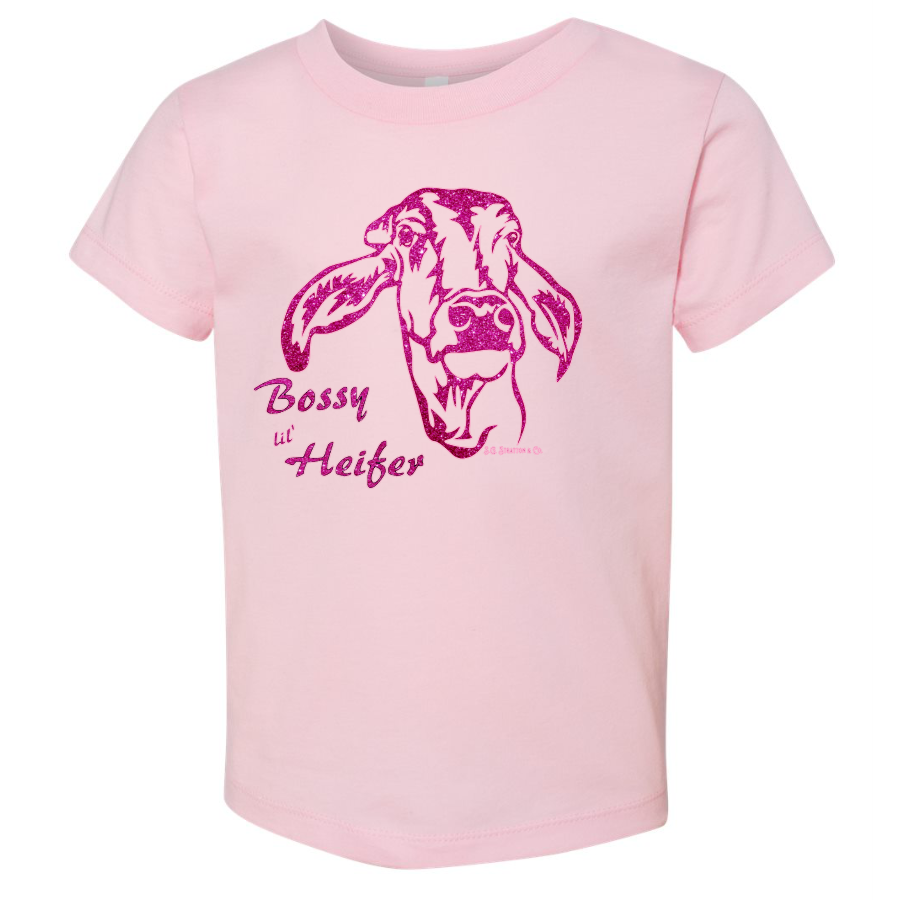 Girl's Bossy Lil' Heifer Tshirt