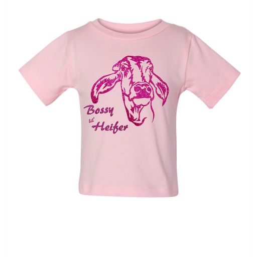 Girl's Bossy Lil' Heifer Tshirt