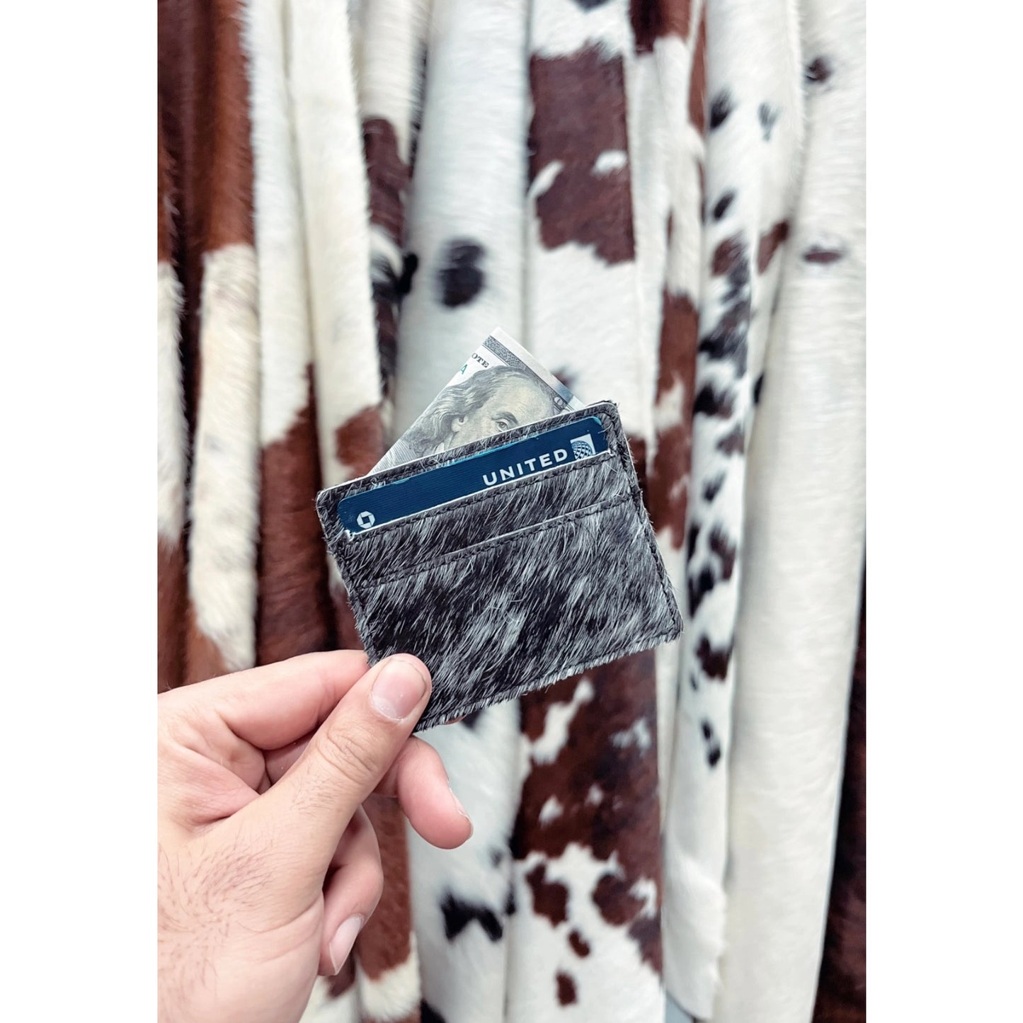 Cowhide Credit Card Wallet
