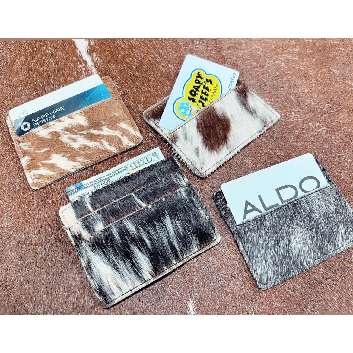 Cowhide Credit Card Wallet
