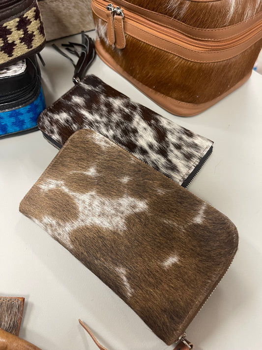 Cowhide With Mirror Wallet