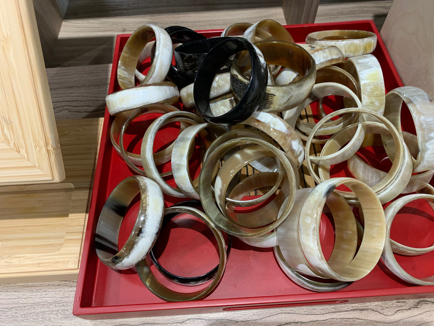 2cm Cowhorn Bangle Bracelet