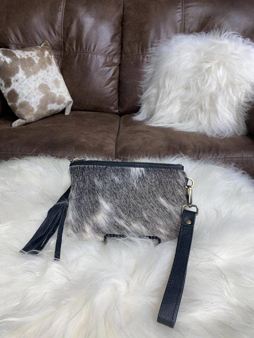 Cowhide Medium Pouch