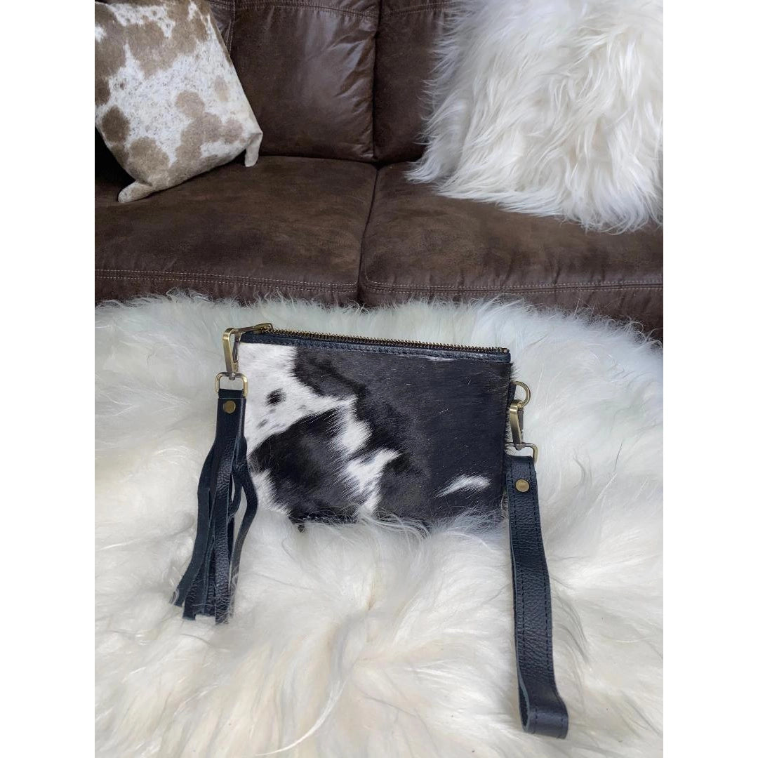 Cowhide Medium Pouch
