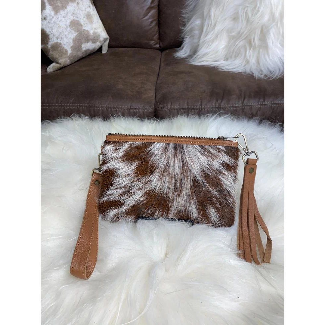 Cowhide Medium Pouch