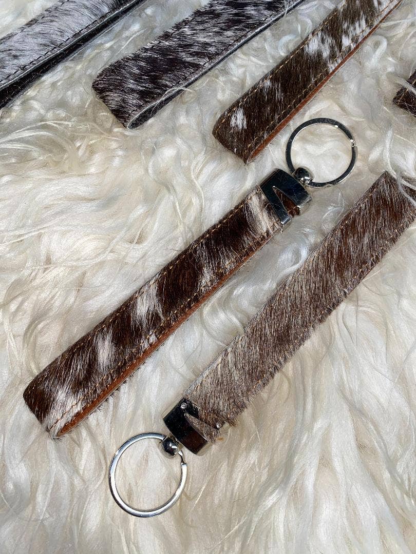 Cowhide Keychain Wristlet – S.G. Stratton & Co.