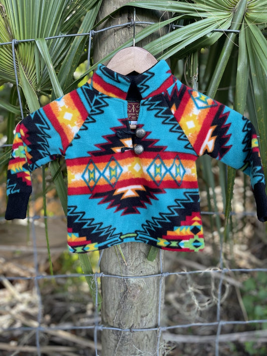 *Infant* Electric Aztec Pullover