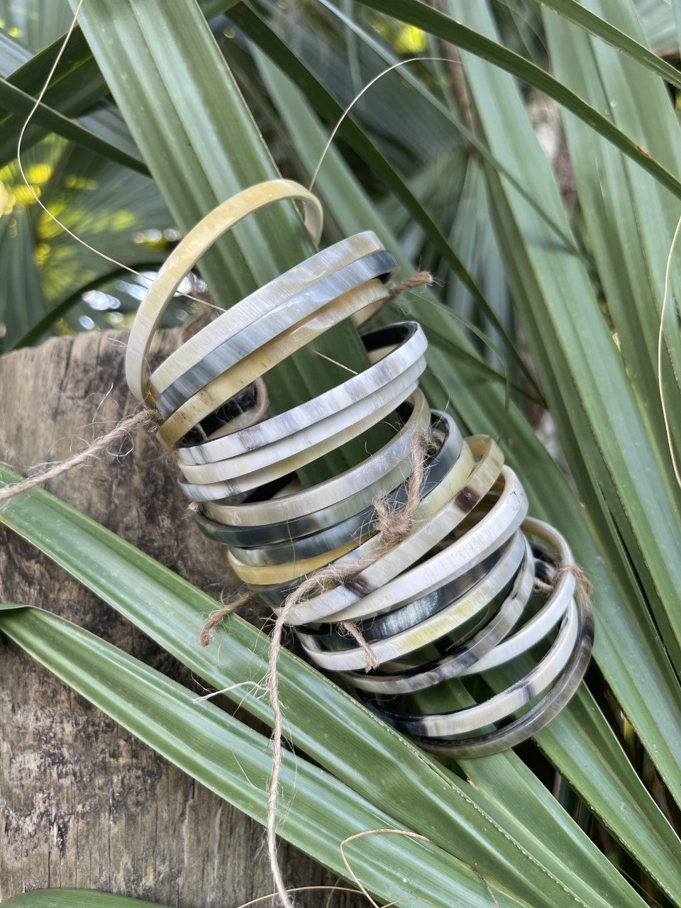 Cowhorn Bangle 5mm Set/3