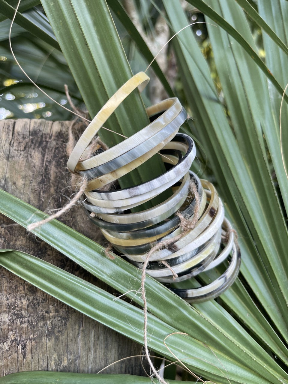 Cowhorn Bangle 5mm Set/3