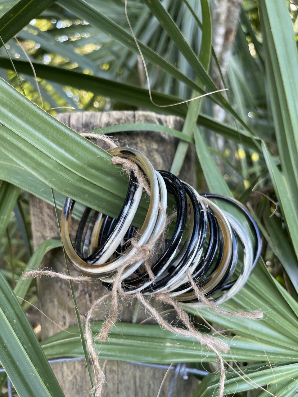 Cowhorn Bangle 3-4mm Set/3