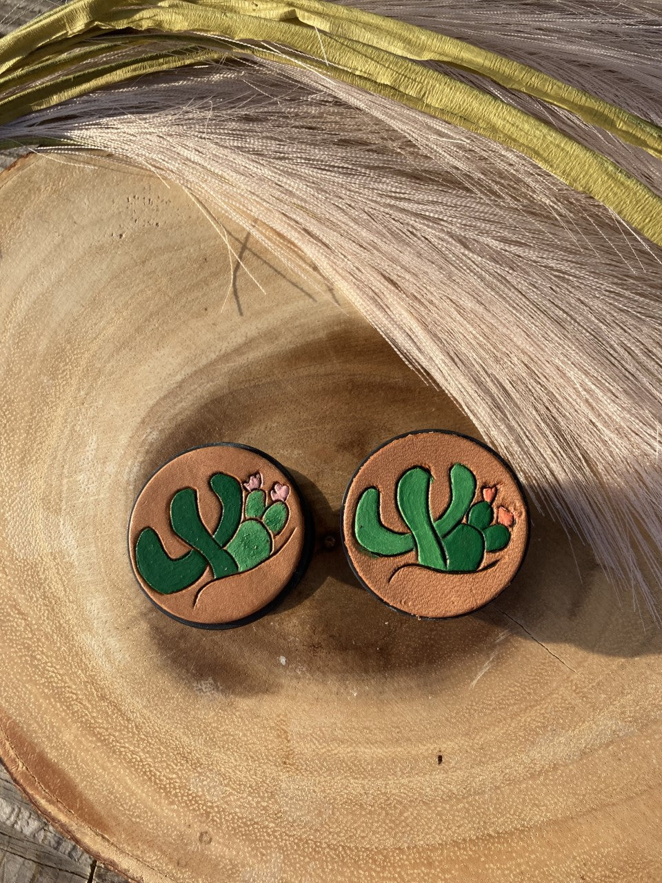 Leather Pop Sockets