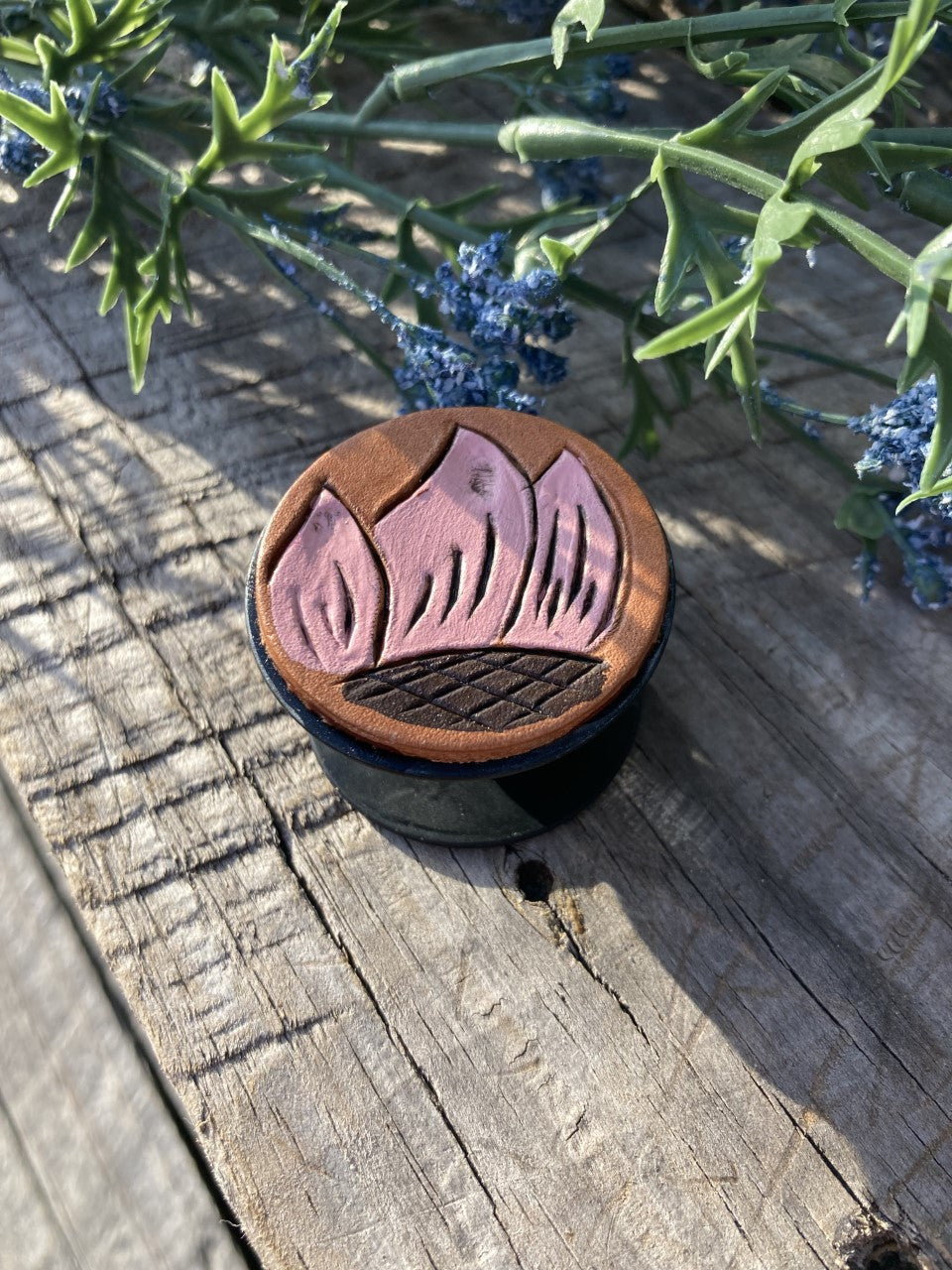 Leather Pop Sockets
